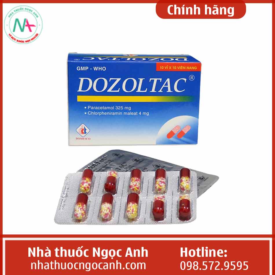 Tương tác thuốc Dozoltac