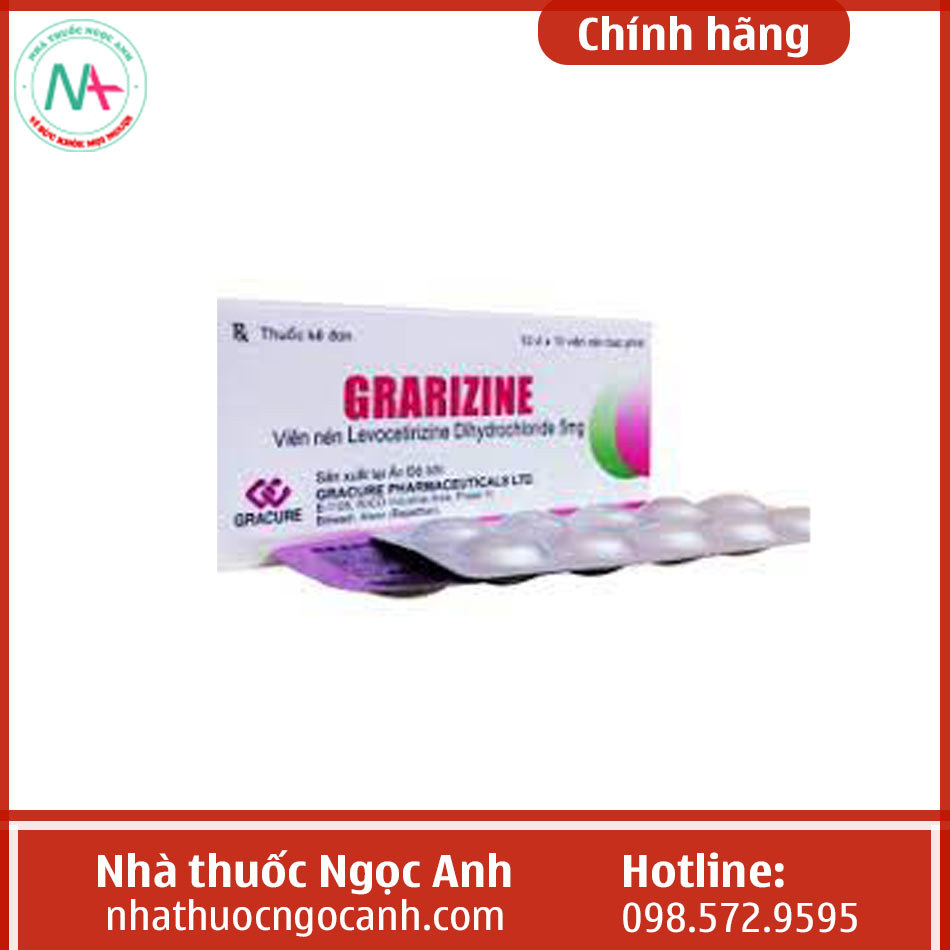 Thuốc Grarizine được bán ở nhiều nơi