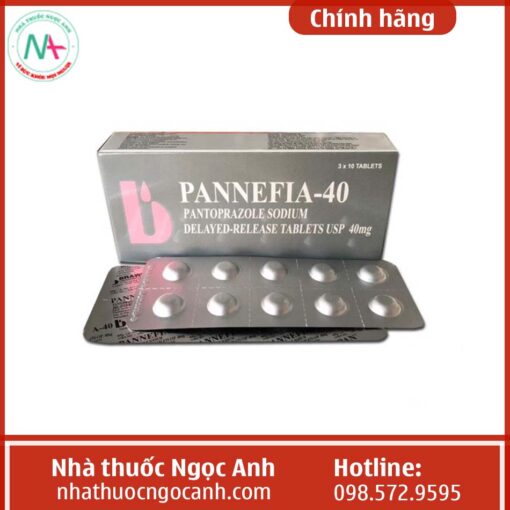 Dạng đóng gói của thuốc Pannefia 40mg