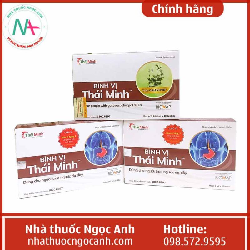 Thuốc Bình Vị Thái Minh (hộp 20 viên) có tốt không, giá bao nhiêu, mua ...