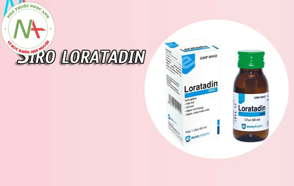 Thông tin về sản phẩm Siro Loratadin