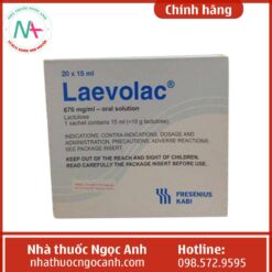 Hình ảnh thuốc Laevolac mặt trước