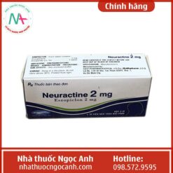 Hình ảnh thuốc Neuractine 2mg mặt trên