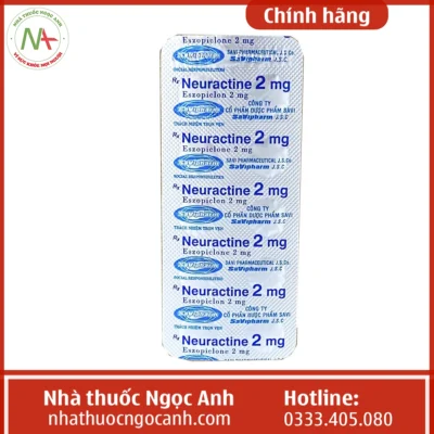 Vỉ thuốc Neuractine 2mg