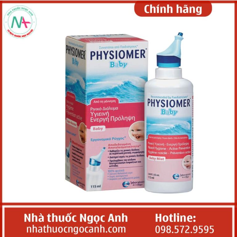 hình ảnh dạng đóng gói của sản phẩm Physiomer Baby