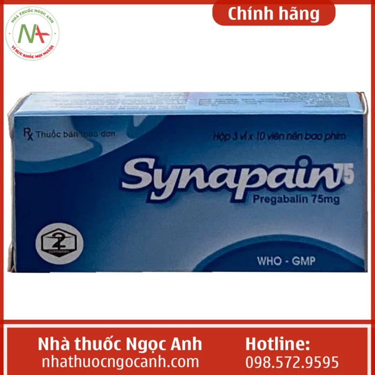 Hộp thuốc Synapain 75mg