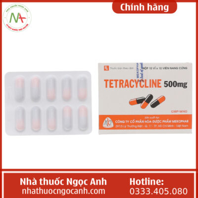 Tetracyclin 500mg Mekophar