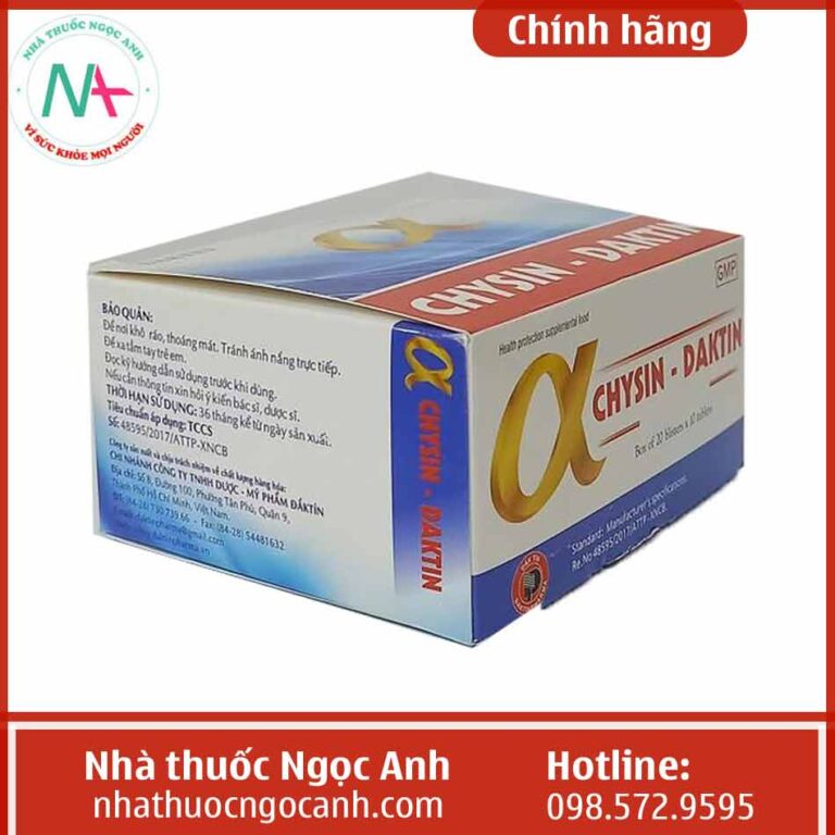  Foto zu Thuốc Alpha Chysin - Daktin là thuốc gì, giá bao nhiêu, mua ở đâu? 