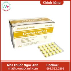 Tác dụng phụ của thuốc Detazofol