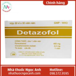 Detazofol là thuốc gì?