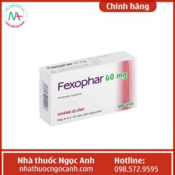 Hình ảnh thuốc Fexophar 60mg mặt bên