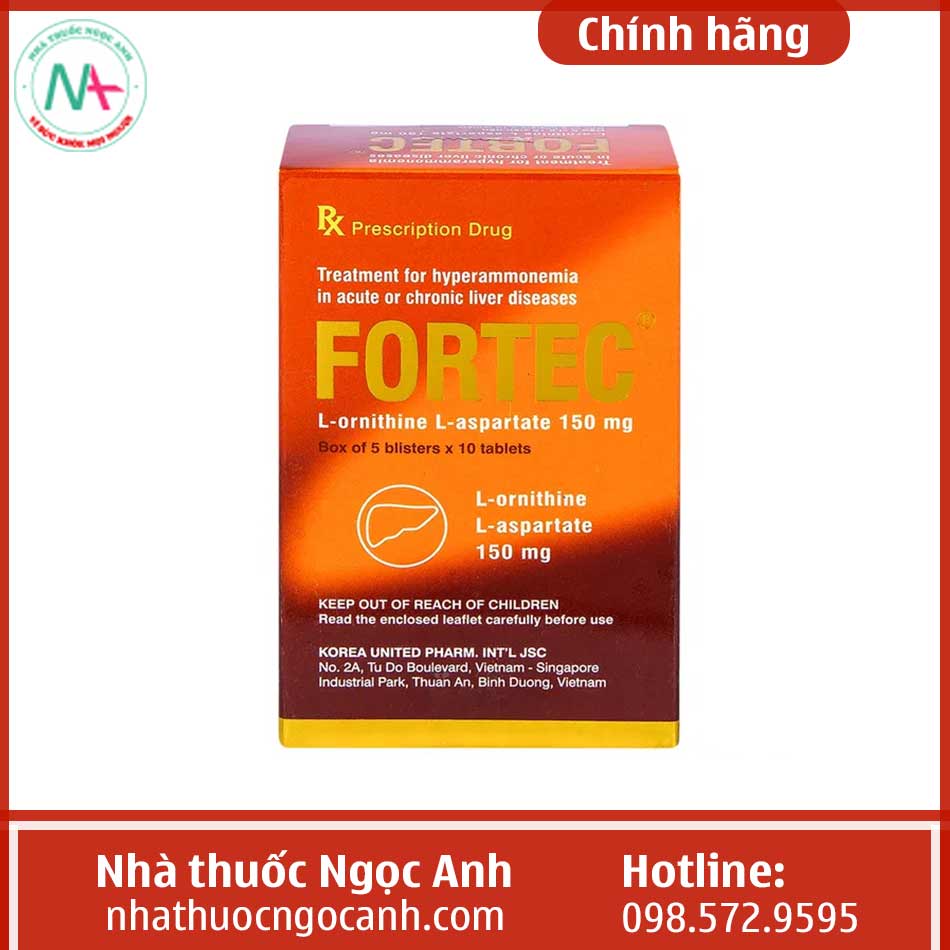 Hình ảnh hộp thuốc Fortec