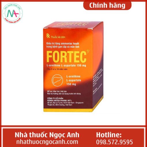 Hình ảnh hộp thuốc Fortec
