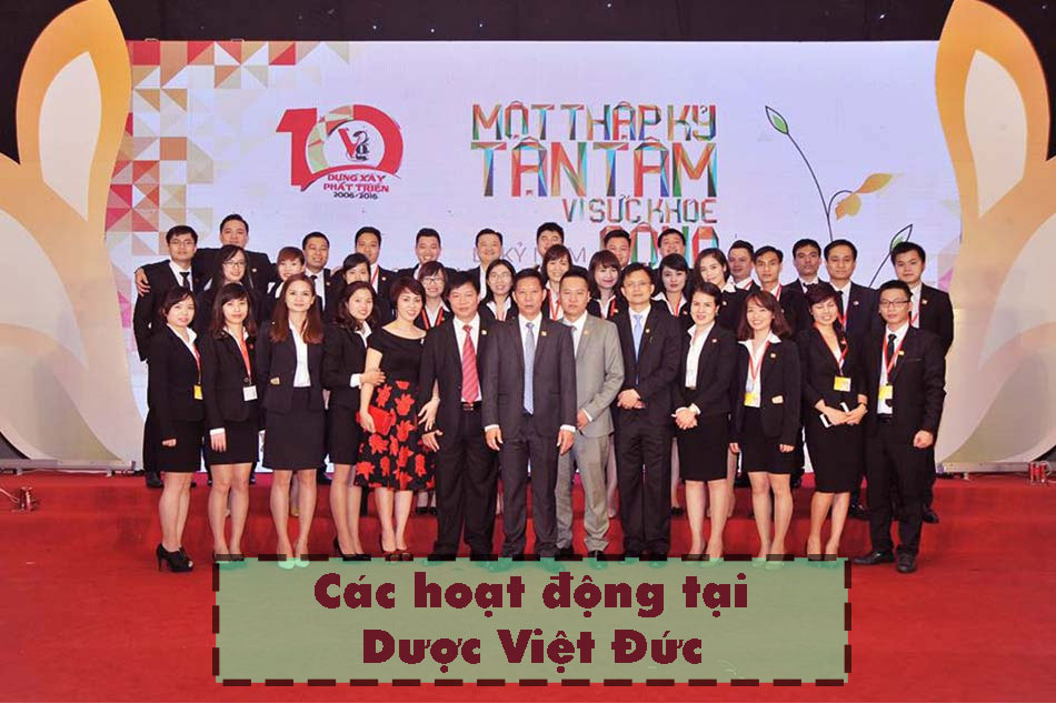 Các hoạt động chính tại Công ty Cổ phần Dược phẩm Việt Đức