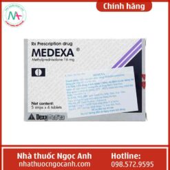 Hình ảnh của hộp thuốc Medexa