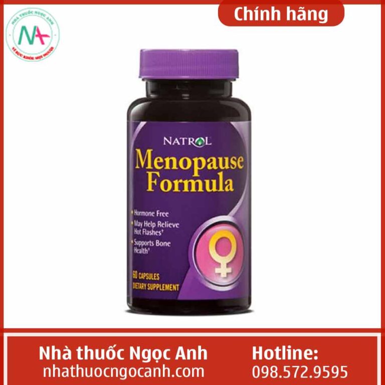 Hình ảnh của lọ sản phẩm Natrol Menopause Formula