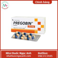 Hình ảnh hộp thuốc Pregobin 75mg