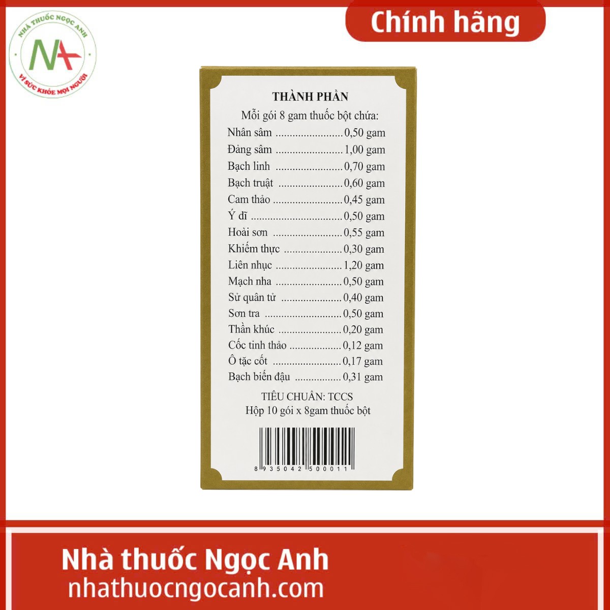 Thuốc Cam Hàng Bạc Tùng Lộc