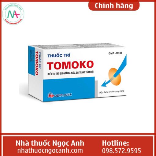 Thuốc trĩ Tomoko: thành phần, công dụng & các thành phần khi dùng