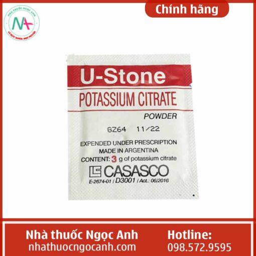 Hình ảnh gói thuốc bột U-Stone