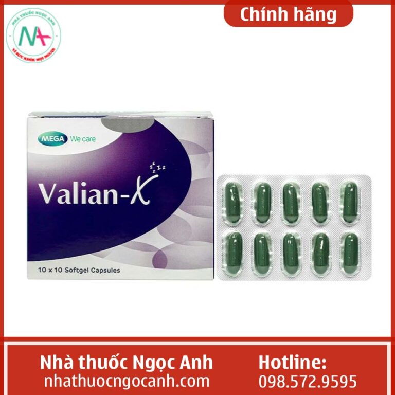 Thuốc Valian-X là thuốc gì, thành phần, giá bao nhiêu, mua ở đâu?