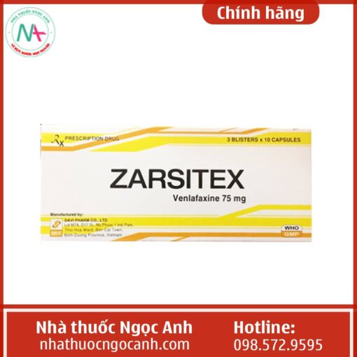Zarsitex 75mg là thuốc gì?