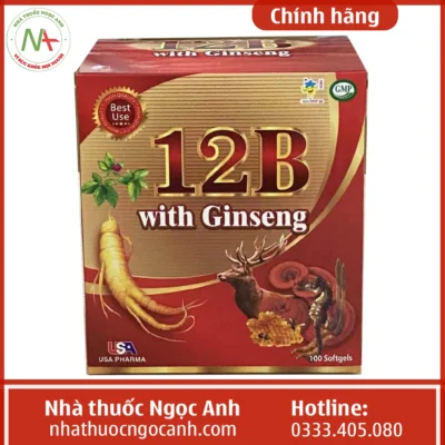 Hộp 12B with Ginseng USA Pharma