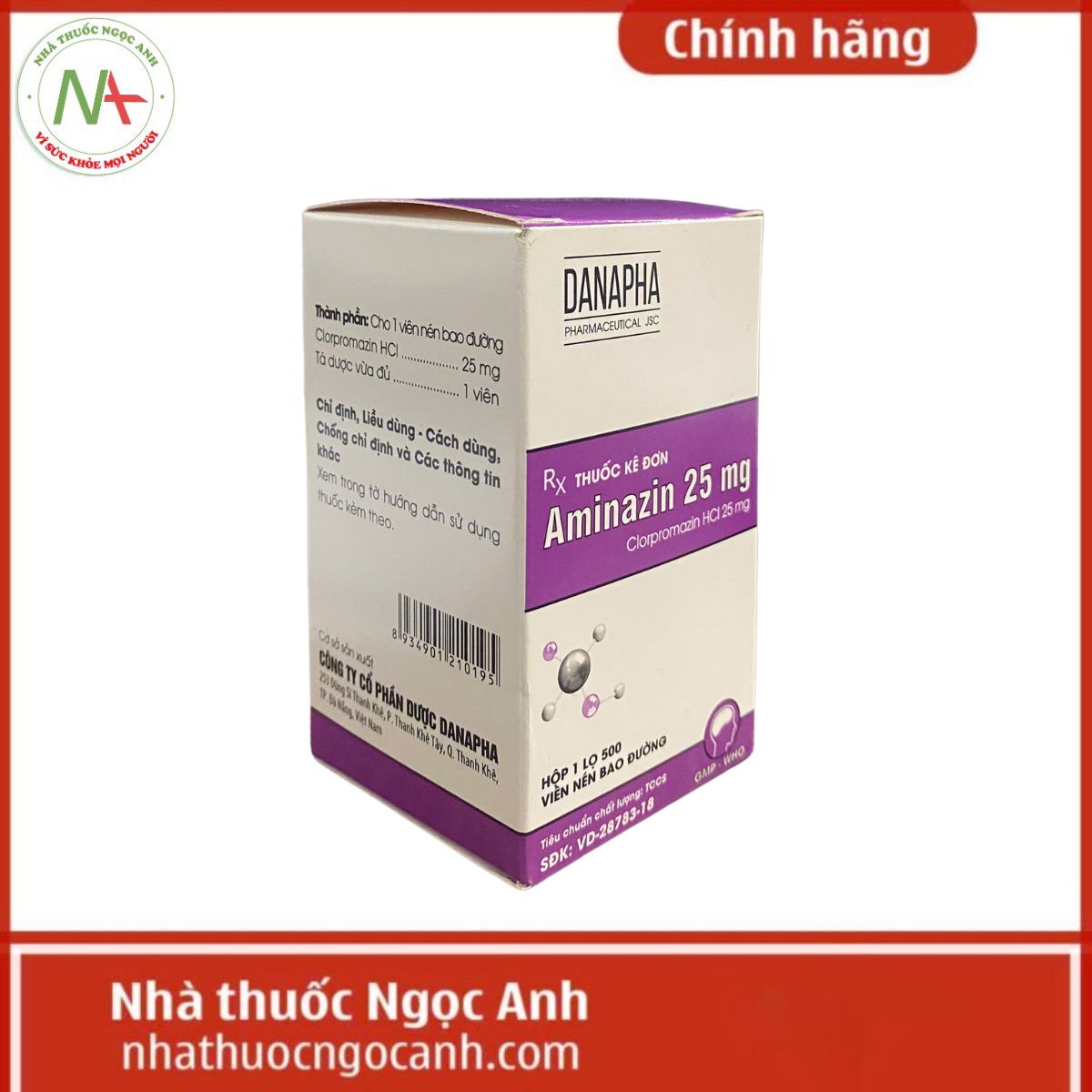 Aminazin 25mg Danapha