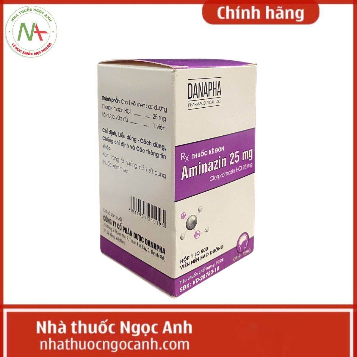 Aminazin 25mg Danapha