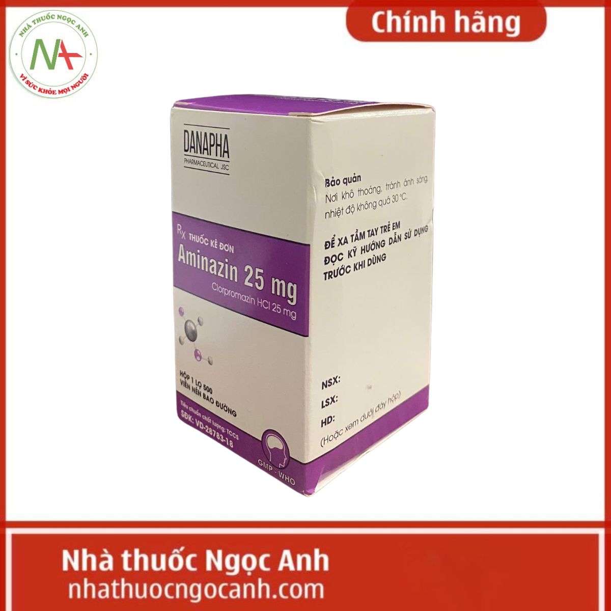 Aminazin 25mg Danapha