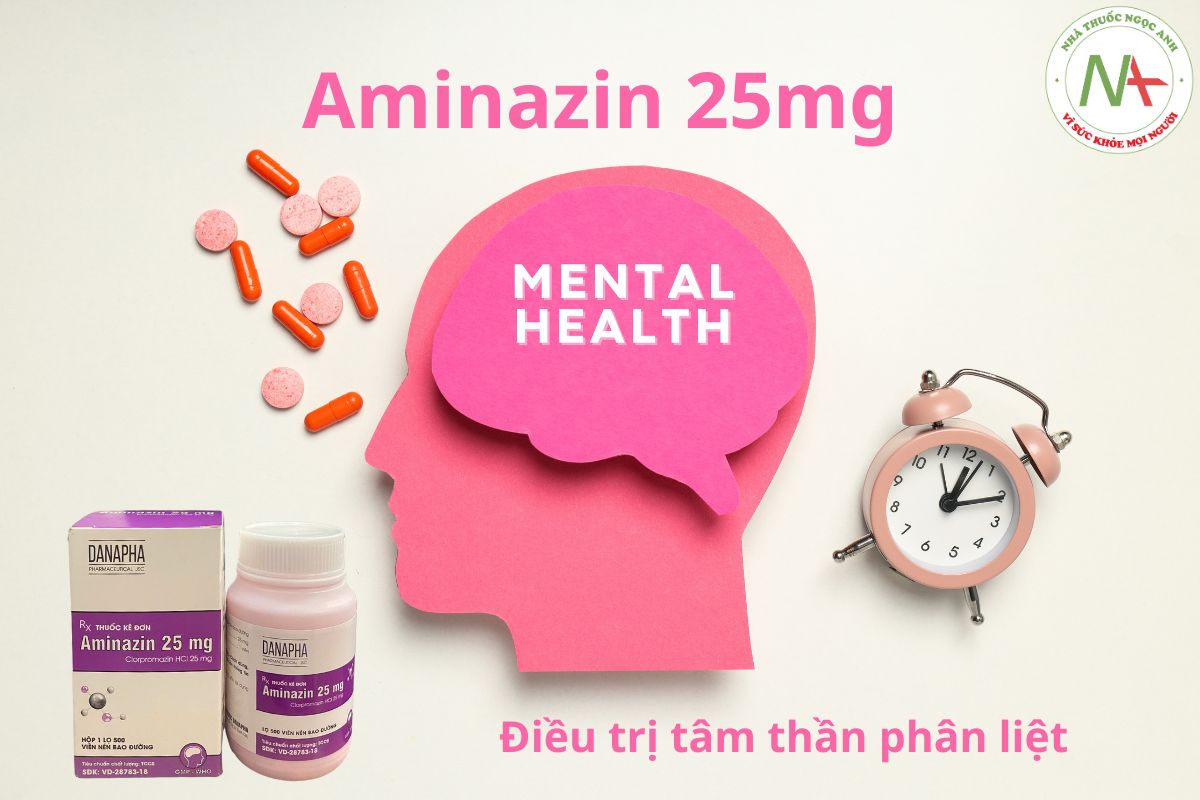 Aminazin 25mg Danapha lọ (500 viên) 5 Aminazin 25mg