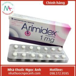 Hình ảnh vỉ thuốc Arimidex