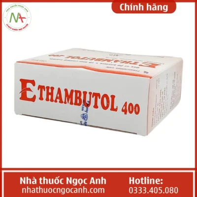 Hộp thuốc Ethambutol 400 Mekophar