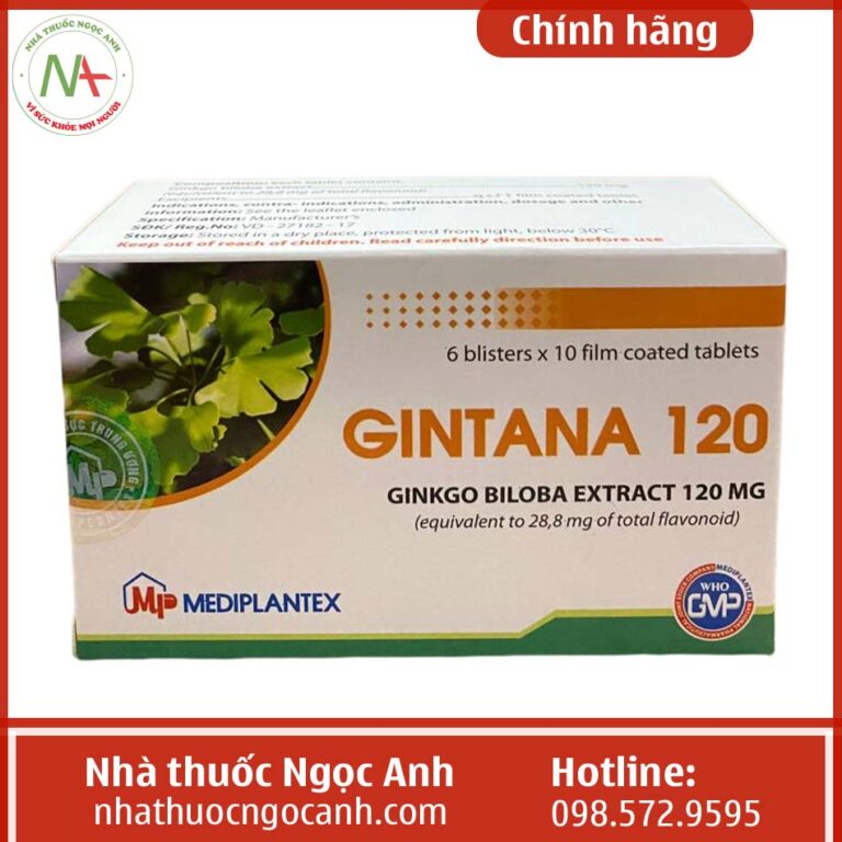 Hộp thuốc Gintana 120