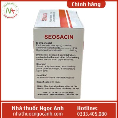 Hộp thuốc Seosacin