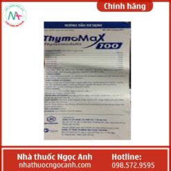 Hình ảnh hướng dẫn sử dụng sản phẩm Thymomax 100