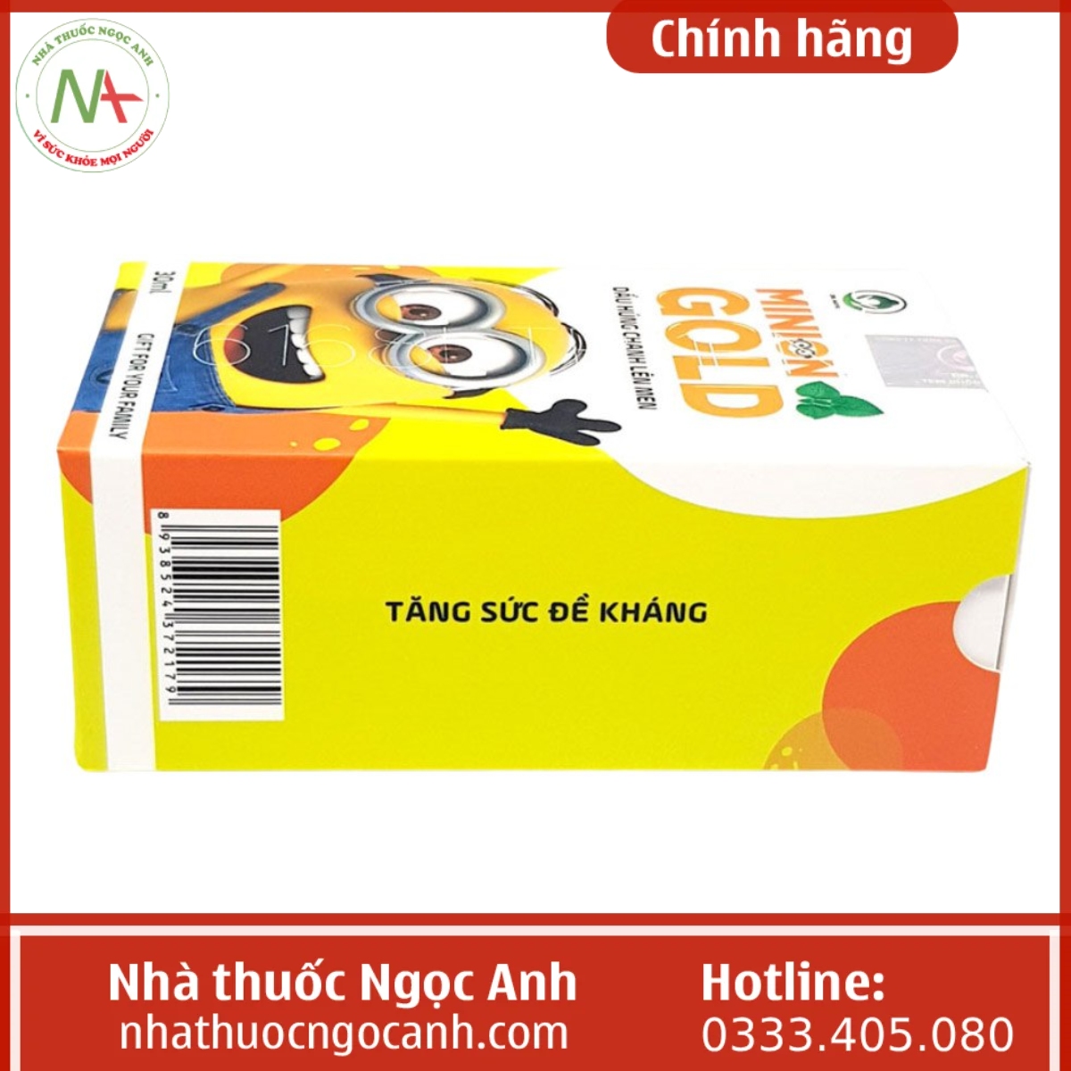 Tinh dầu húng chanh Minion Gold