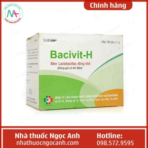 Hình ảnh hộp thuốc Bacivit-H