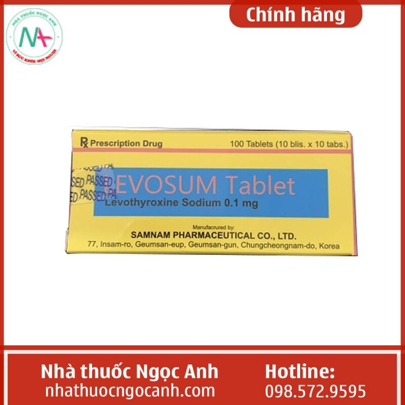 Thuốc Levosum Tablet là thuốc gì, tác dụng gì, mua ở đâu, giá bao nhiêu?