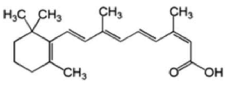 Hình 19.4 Cấu trúc hóa học của Isotretinoid