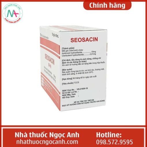 Hình ảnh hộp thuốc Seosacin