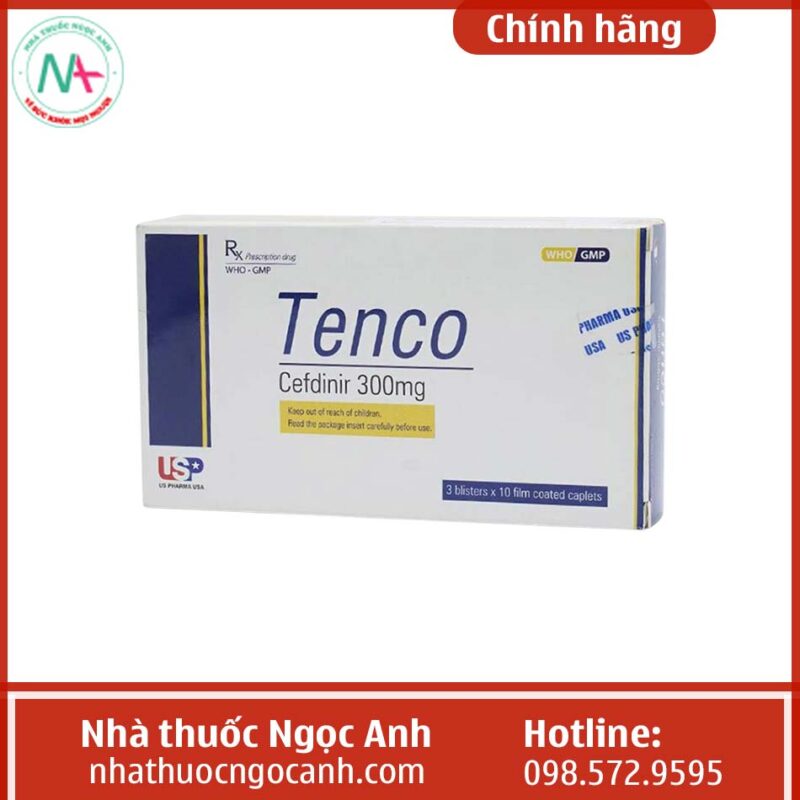 Thuốc Tenco 300mg là thuốc gì, giá bao nhiêu, mua ở đâu, tác dụng gì?