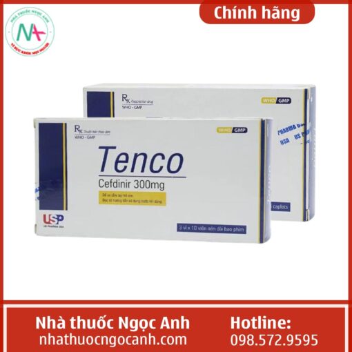 Hình ảnh thuốc Tenco 300mg trên thị trường