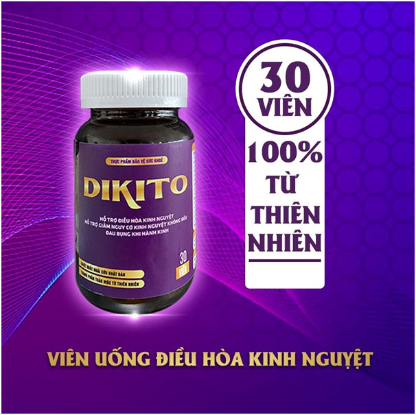 Thành phần của viên uống Dikito 100% từ tự nhiên