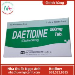 Hình ảnh thuốc Daetidine 500mg Tab