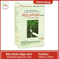 Công dụng thuốc Rolapain Capsule