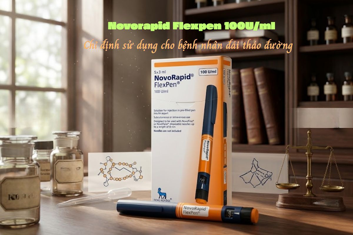 Novorapid Flexpen 100U/ml 3 Novorapid Flexpen 100U/ml Chỉ định sử dụng cho bệnh nhân đái tháo đường