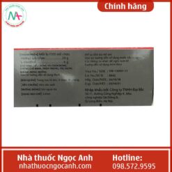 Hình ảnh thông tin của sản phẩm trên vỏ hộp Dầu Yuhan antiphlamine S Lotion