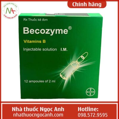 Hộp thuốc Becozyme Inj 2ml