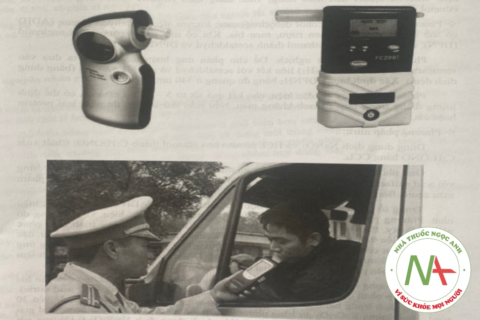 Hình 4.1. Một số thiết bị đo độ cồn qua hơi thở và lái xe có thể không cần xuống xe khi kiểm tra nồng độ cồn